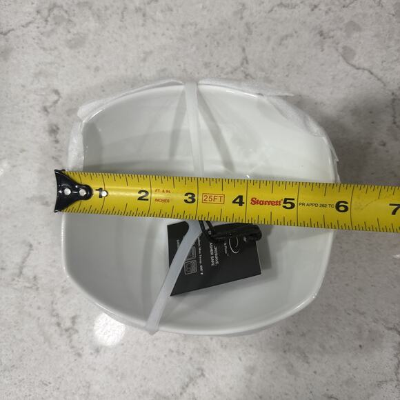 Set 4 HONEYCOMB / BEEHIVE Textured 6 x 5.5” Premium Porcelain Bowls Dip Sauce - Picture 3 of 8